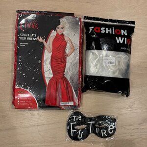 Spirit Halloween Disney Cruella Red Dress Teen X-Large 14-16